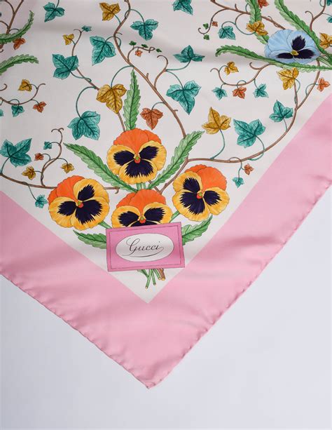 foulard gucci flora vintage prezzi|Gucci Flora Scarf .